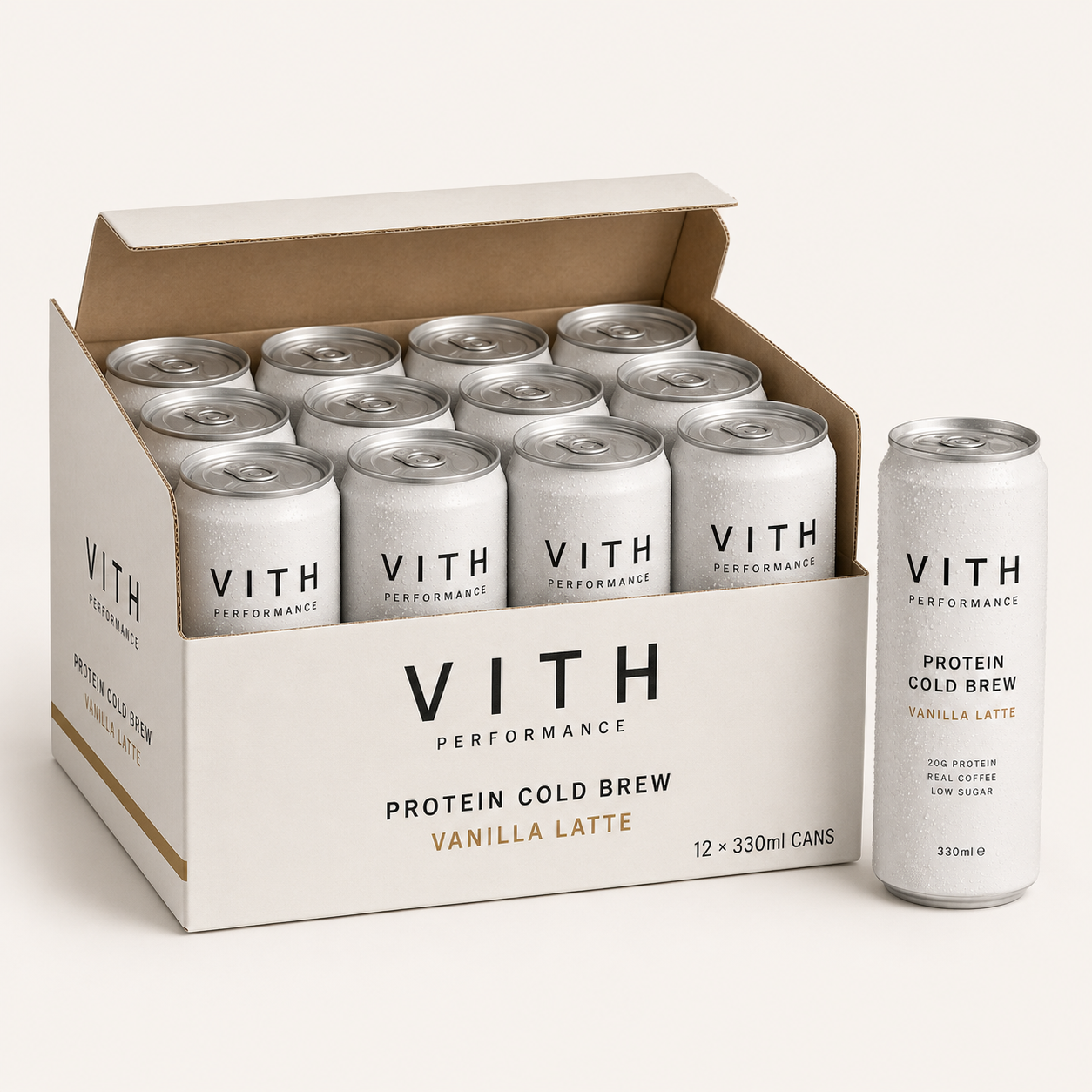 Vanilla Latte - Protein Cold Brew - 12 pack