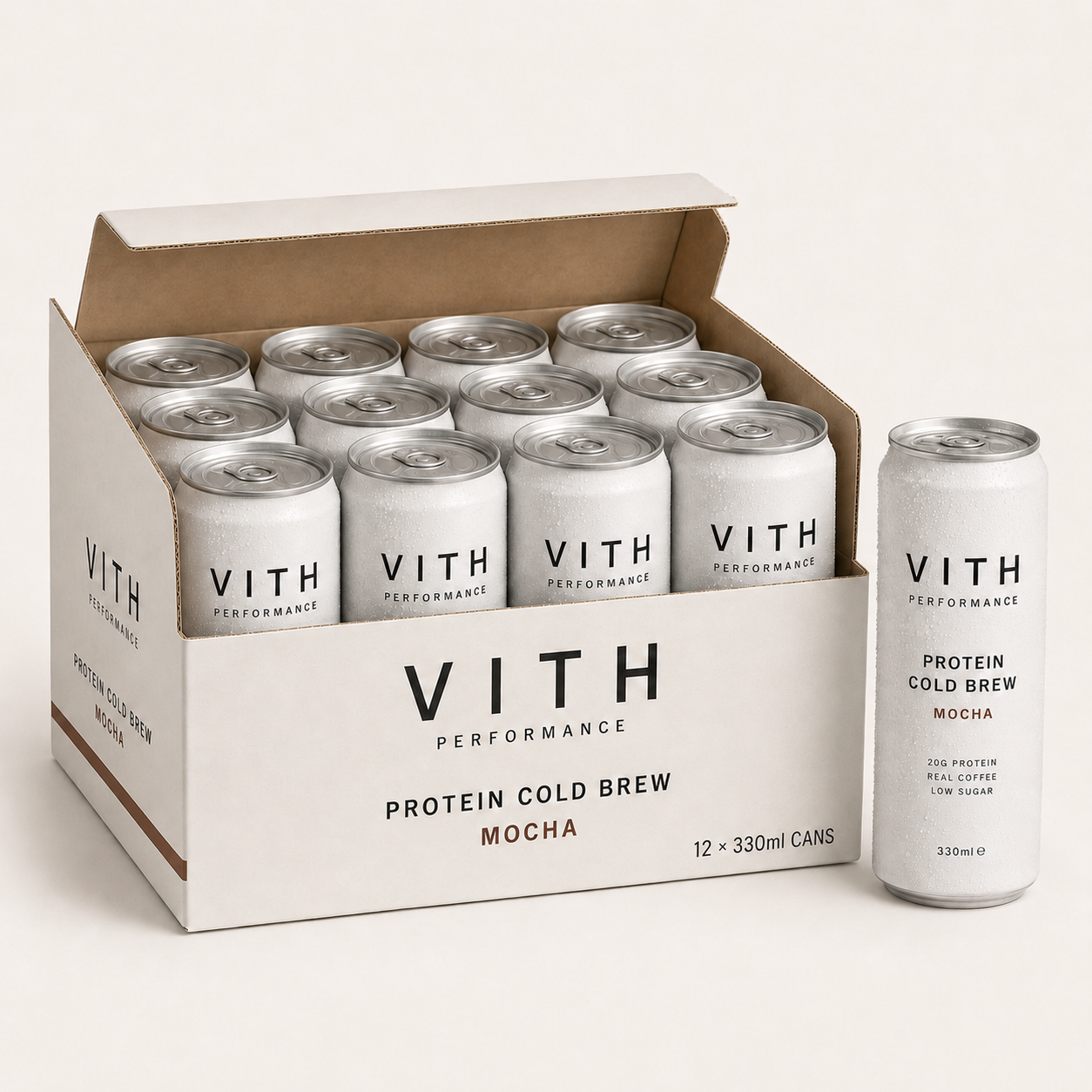 Mocha - Protein Cold Brew - 12 pack